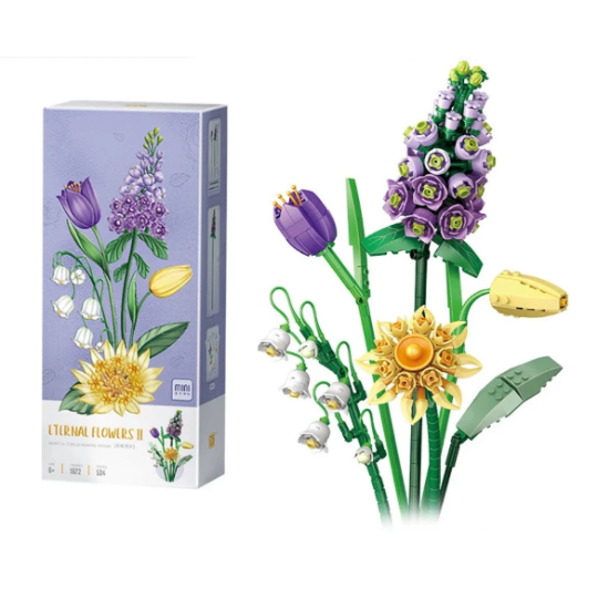 LOZ Blocks - Violet Bouquet Eternal Flower