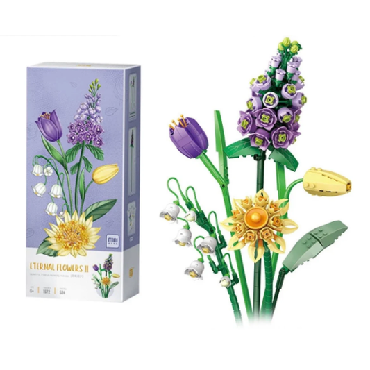 LOZ Blocks - Violet Bouquet Eternal Flower