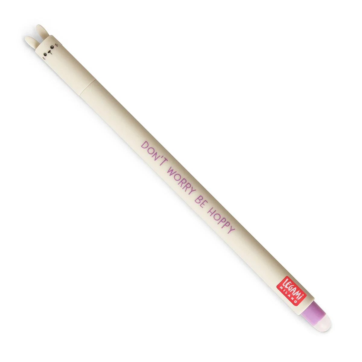Legami Erasable Pen Purple Ink - Don't Worry Be Hoppy