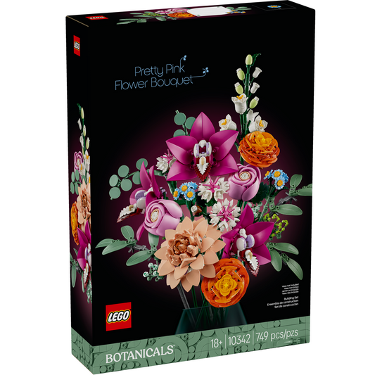 Lego Botanicals Pretty Pink Flower Bouquet