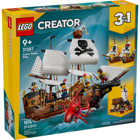 Lego Creator 3 in 1 Iconic Pirate Ship