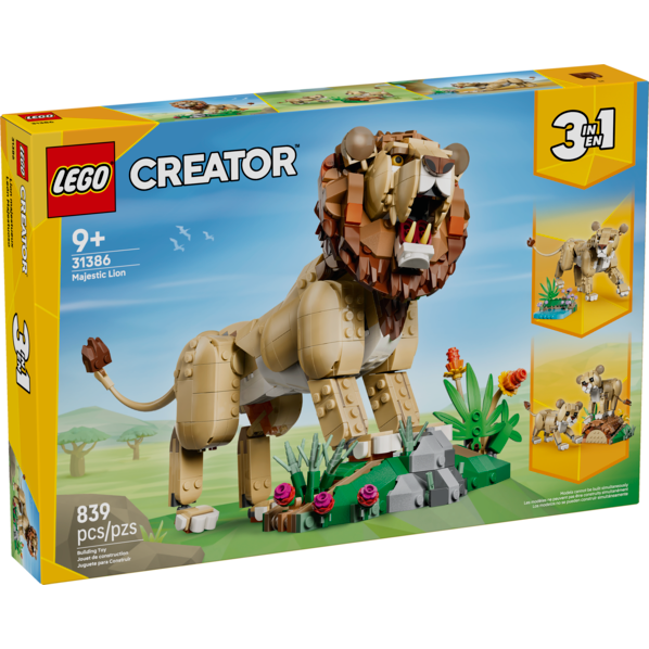 Lego Creator 3 in 1 Wild Animals: Majestic Lion