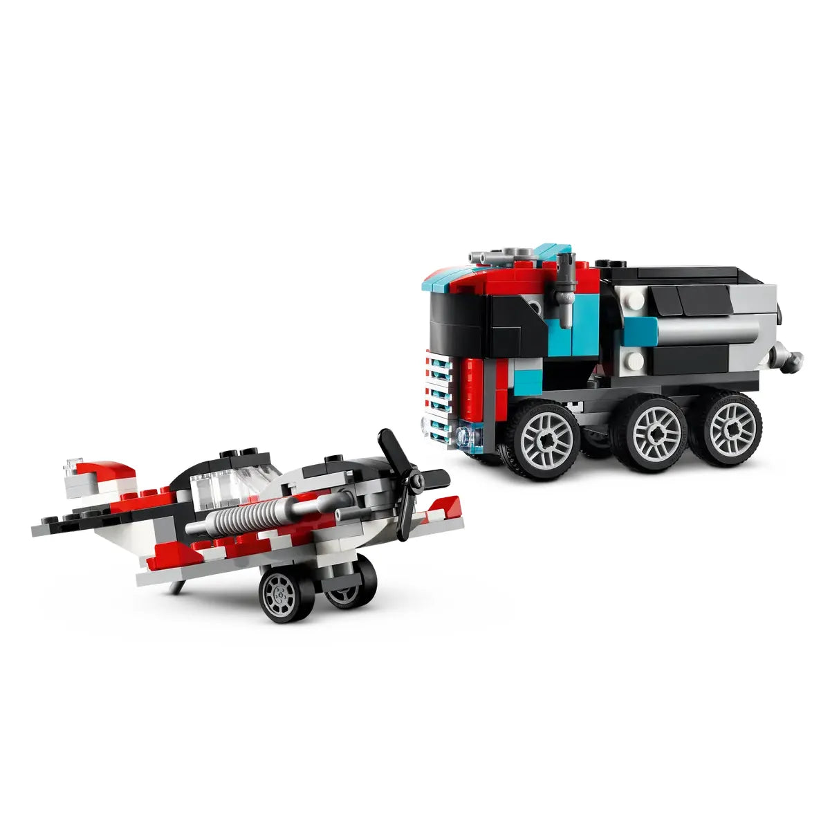 Lego Creator Flatbed Truck with Helicopter