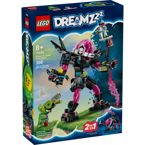Lego DreamZzz Mateo vs. Cyber Brain Mech