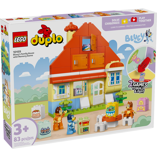 Lego Duplo Bluey's Family House with Memory Game