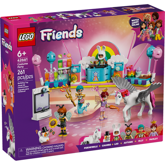 Lego Friends Costume Party With Unicorn & Fairy
