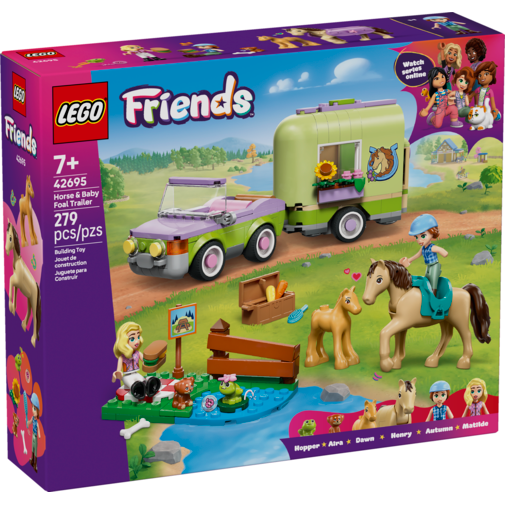 Lego Friends Horse and Baby Foal Trailer