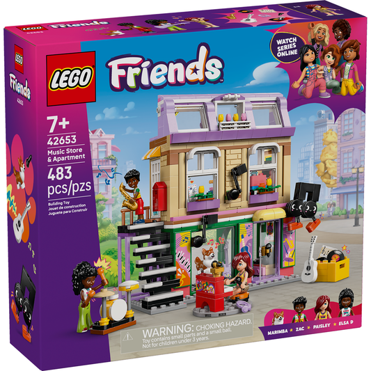 Lego Friends Music Store and Apartment