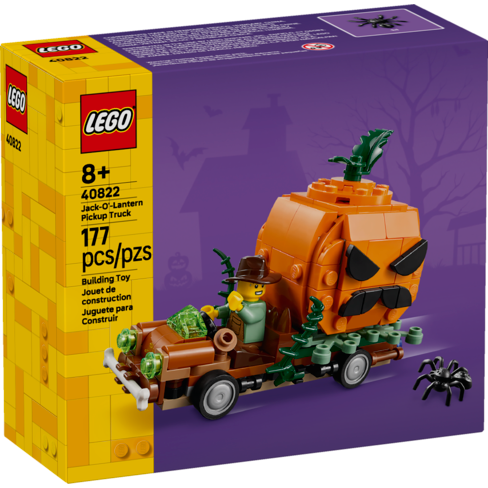 Lego Iconic Jack-O’-Lantern Pickup Truck