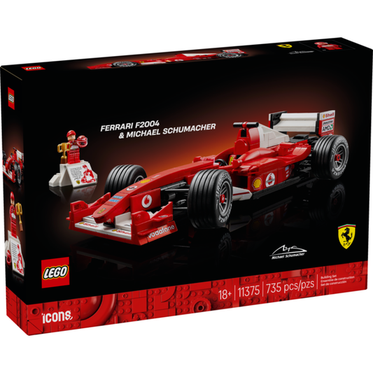 Lego Icons Ferrari F2004 & Michael Schumacher