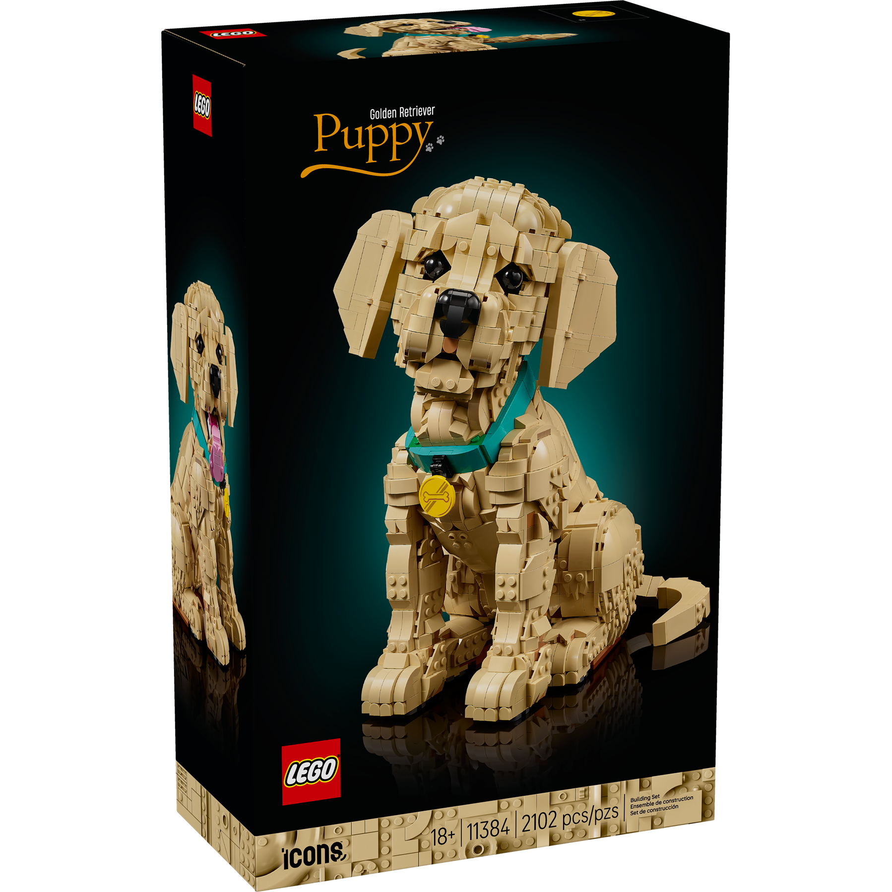 Lego Icons Golden Retriever Puppy