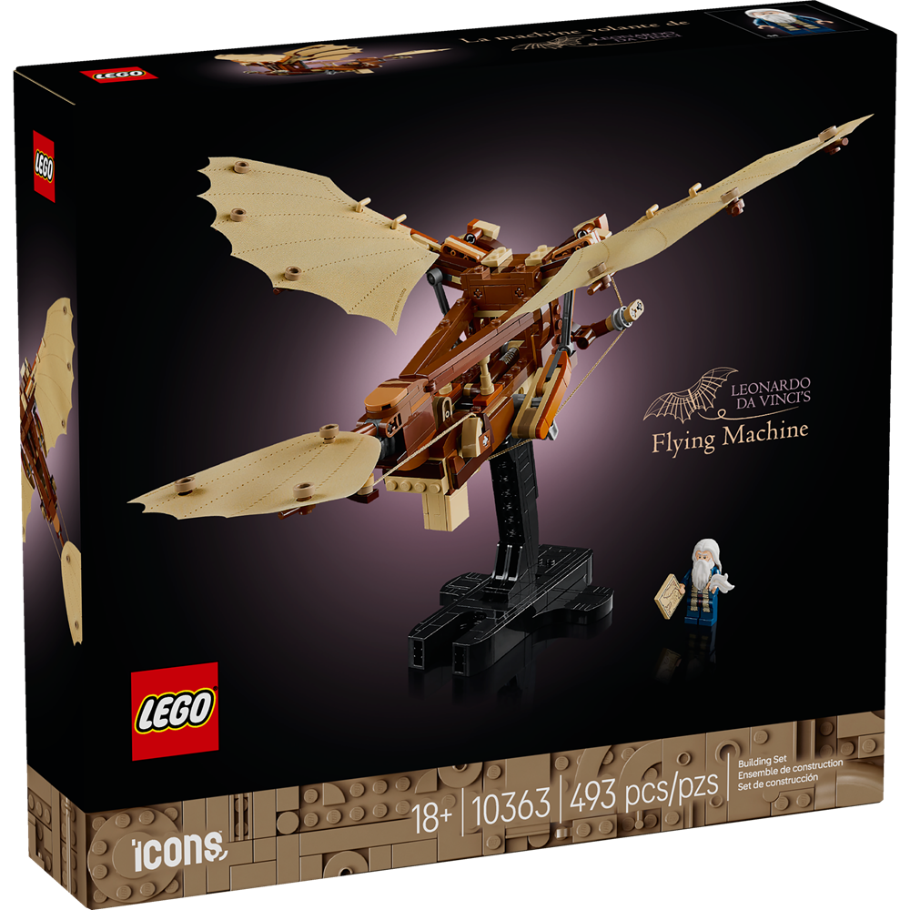 Lego Icons Leonardo Da Vinci's Flying Machine