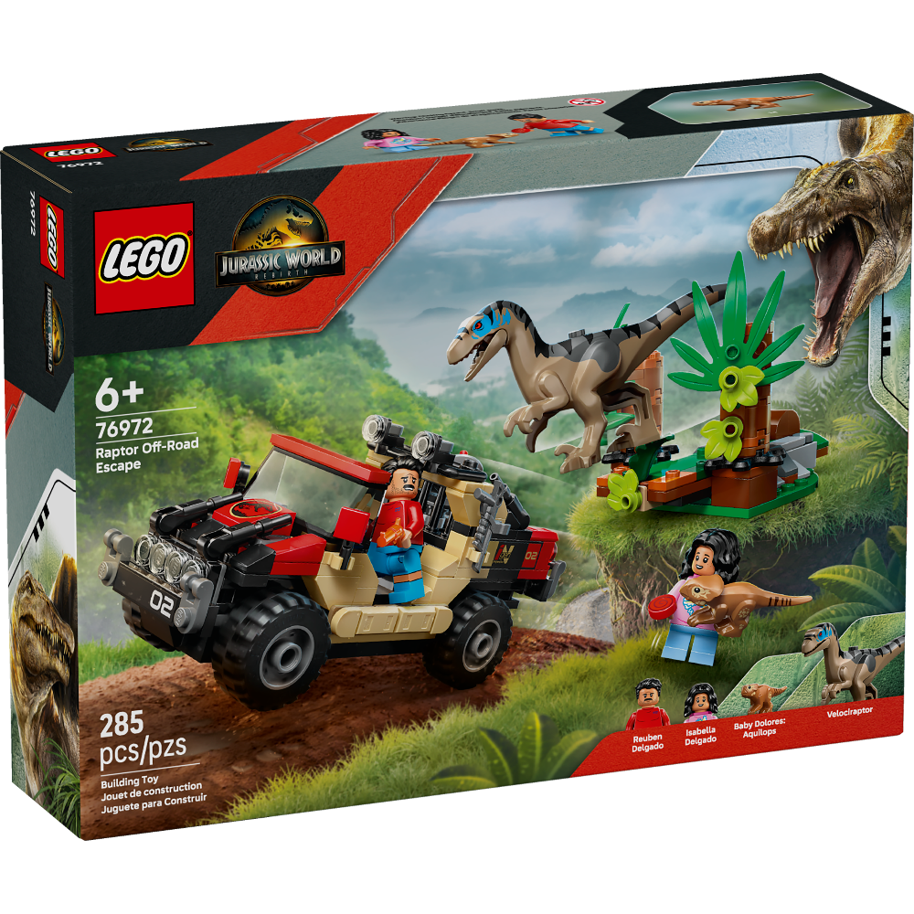 Lego Jurassic World Raptor Off-Road Escape