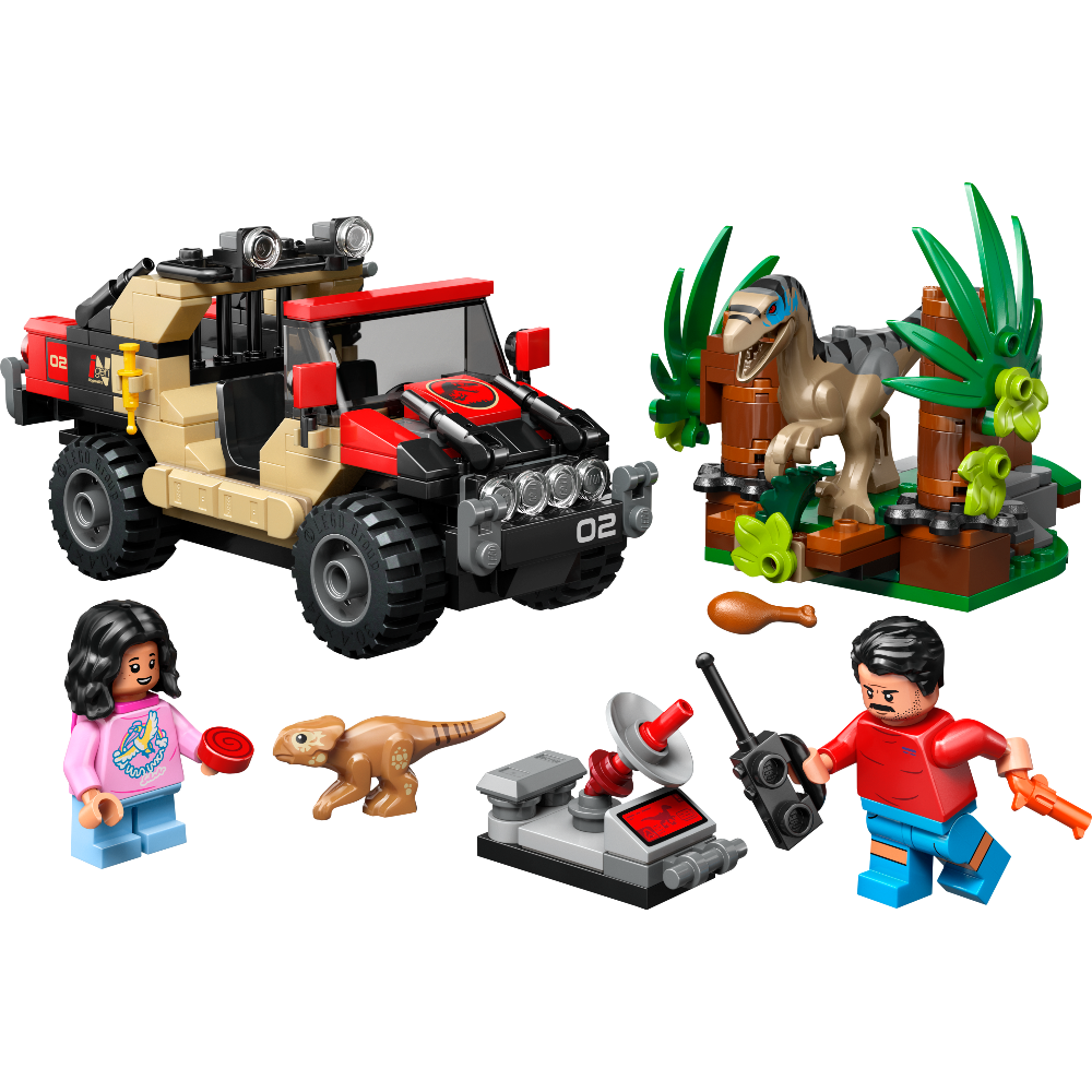 Lego Jurassic World Raptor Off-Road Escape