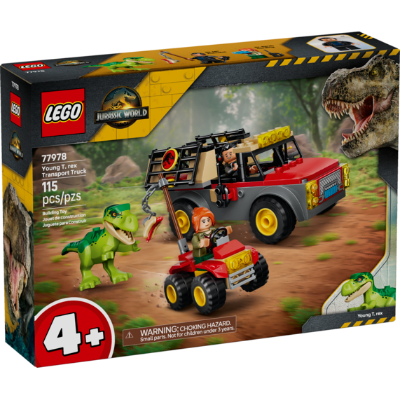 Lego Jurassic World Young T. rex Transport Truck