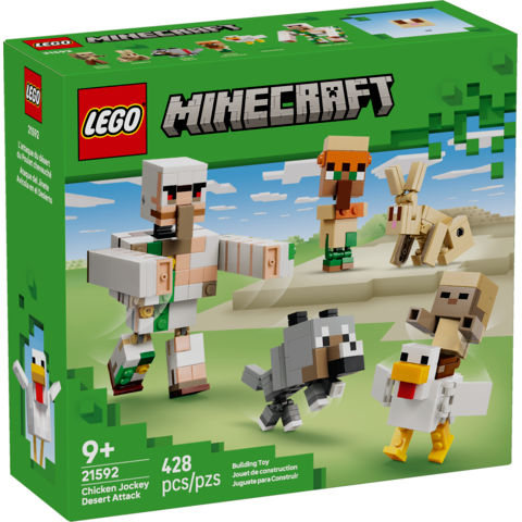 Lego Minecraft Chicken Jockey Desert Attack
