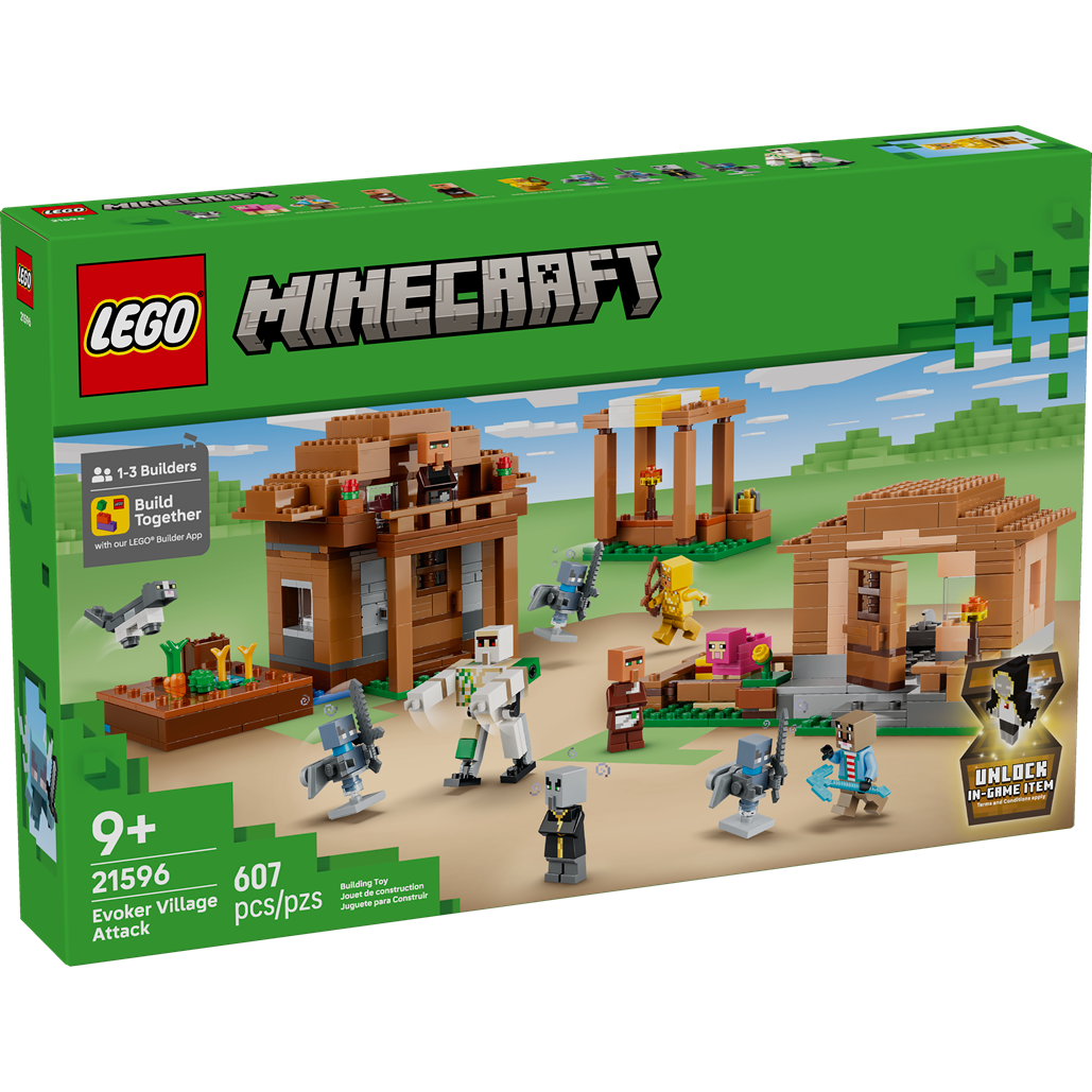 Lego Minecraft Evoker Village Attack