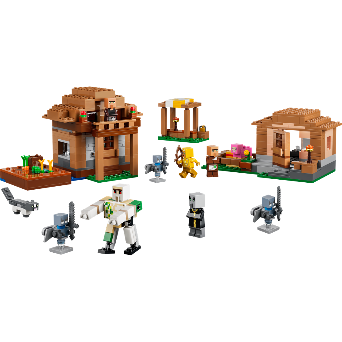 Lego Minecraft Evoker Village Attack