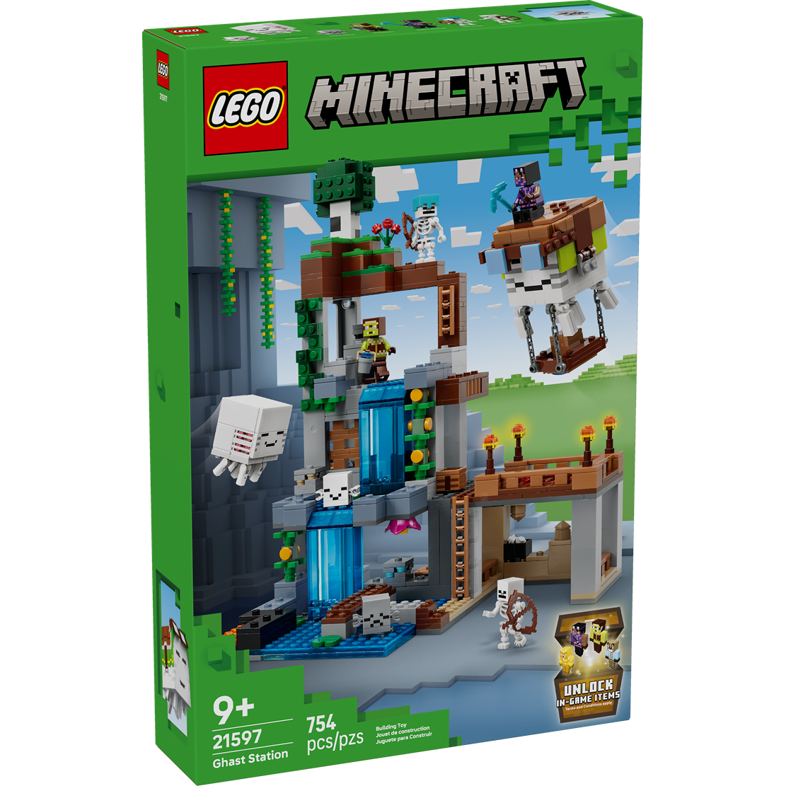 Lego Minecraft Ghast Station