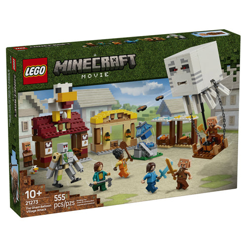 Lego Minecraft  The Ghast Balloon Village Attack