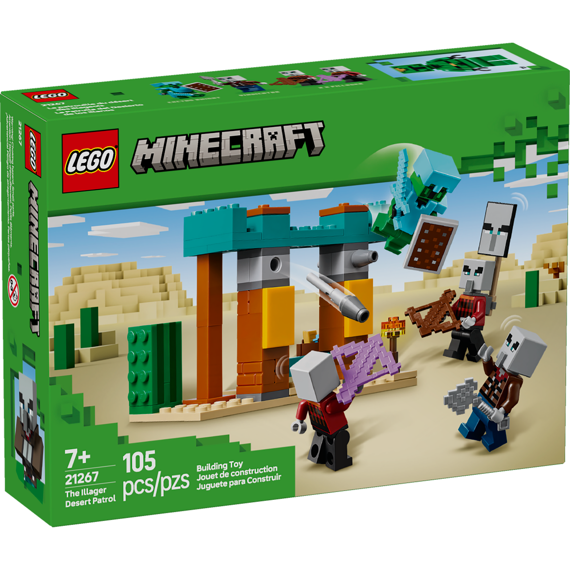 Lego Minecraft The Illager Desert Patrol