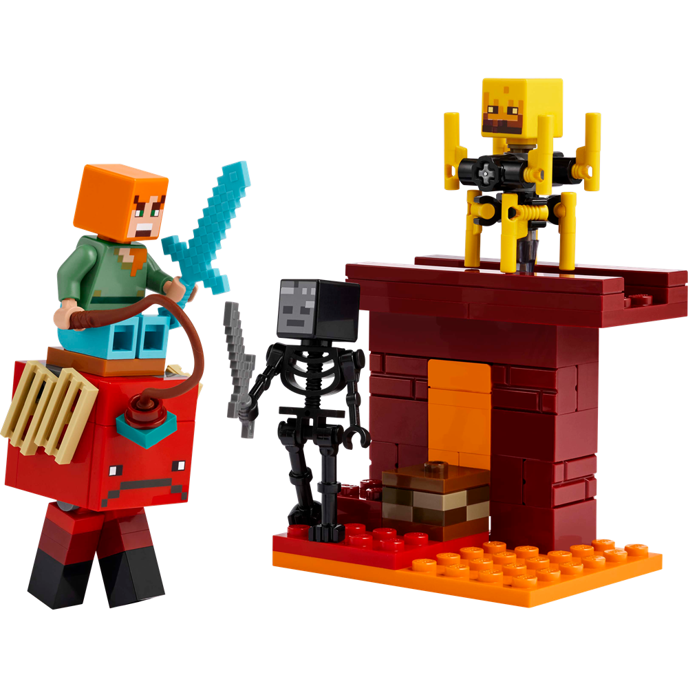 Lego Minecraft The Nether Lava Battle