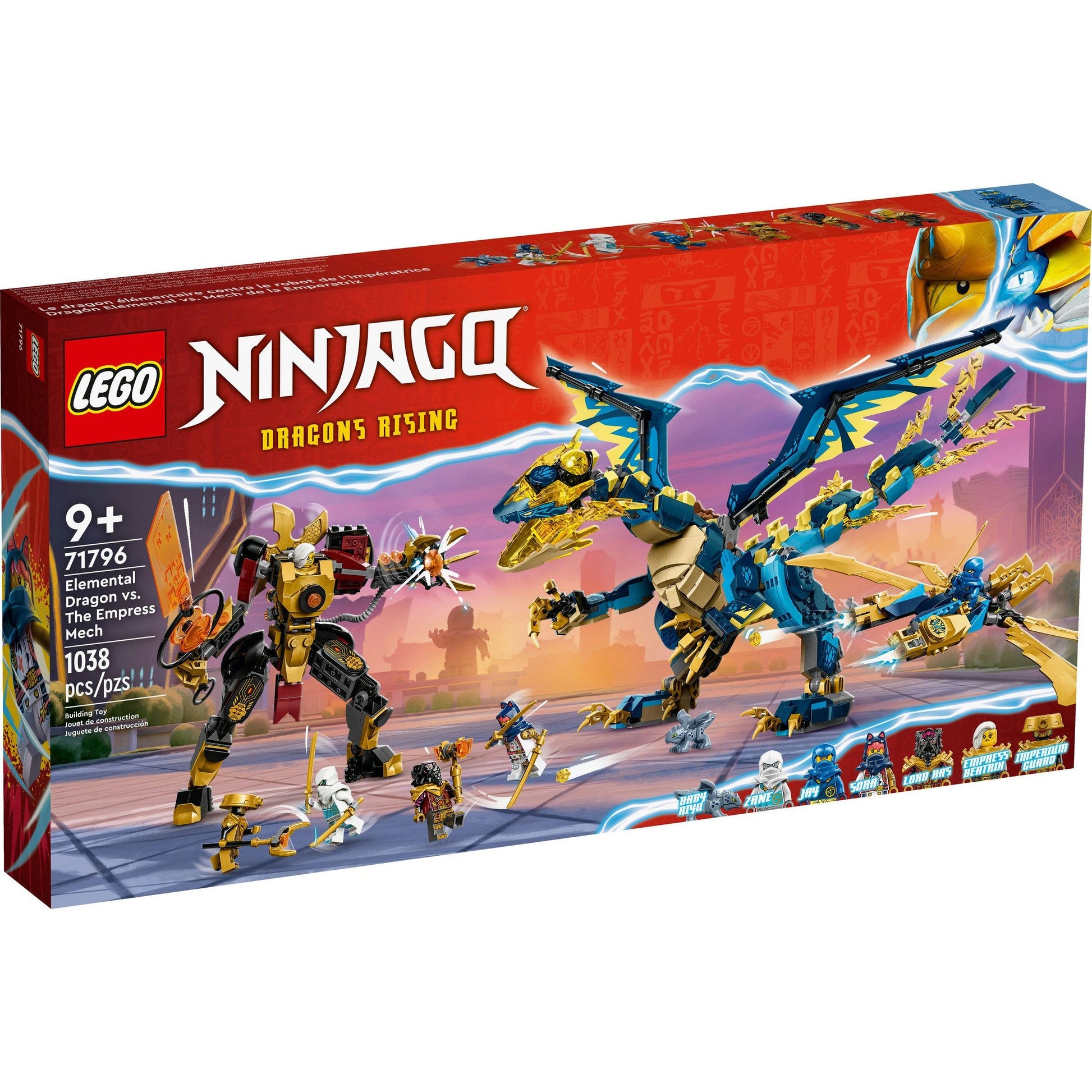 Lego Ninjago Elemental Dragon vs The Empress Mech