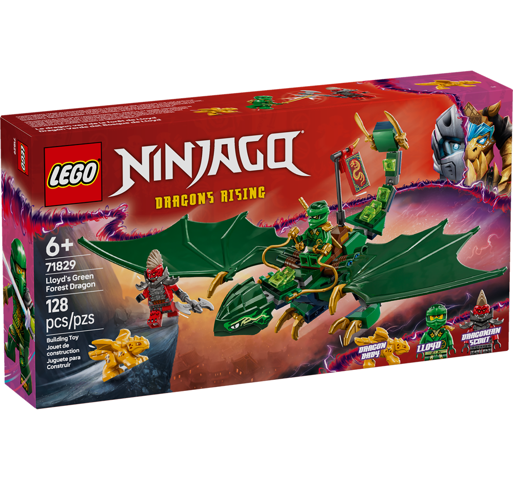 Lego Ninjago Lloyd's Green Forest Dragon