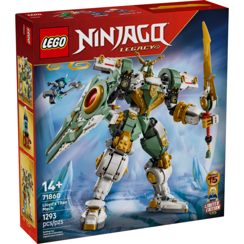 Lego Ninjago Lloyd's Titan Mech 15th Anniversary