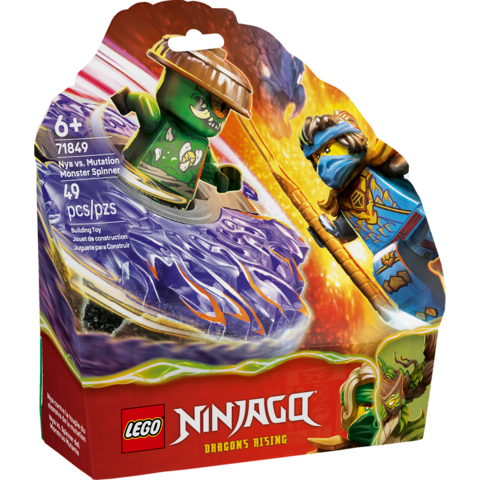 Lego Ninjago Nya vs. Mutation Monster Spinner
