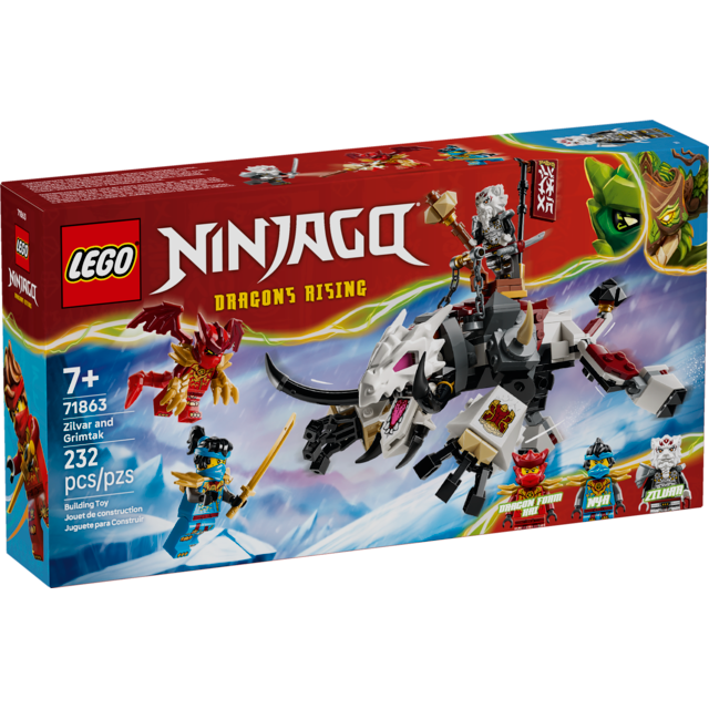Lego Ninjago Zilvar and Grimtak the Dragon Beast