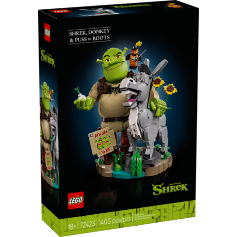 Lego Shrek - Shrek, Donkey & Puss in Boots