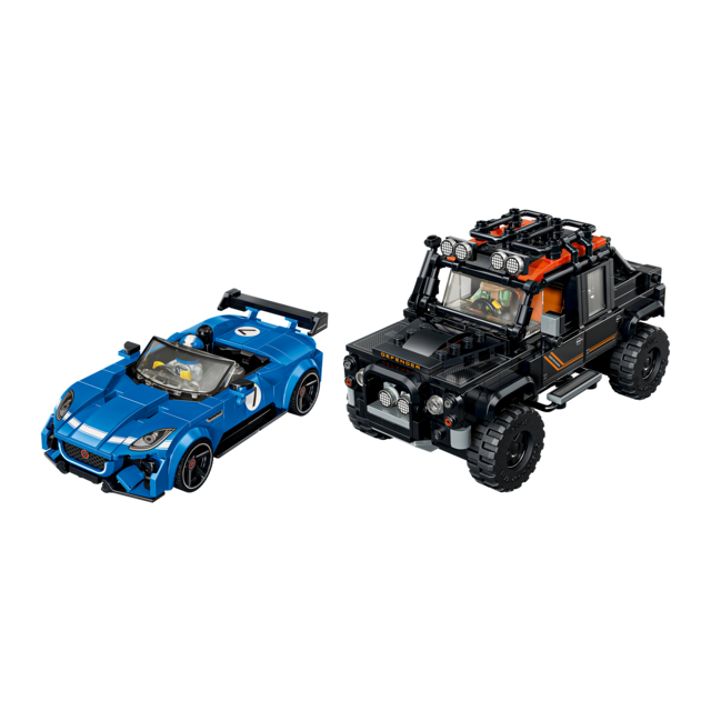 Lego Speed Champions Jaguar Project 7 & Land Rover Defender