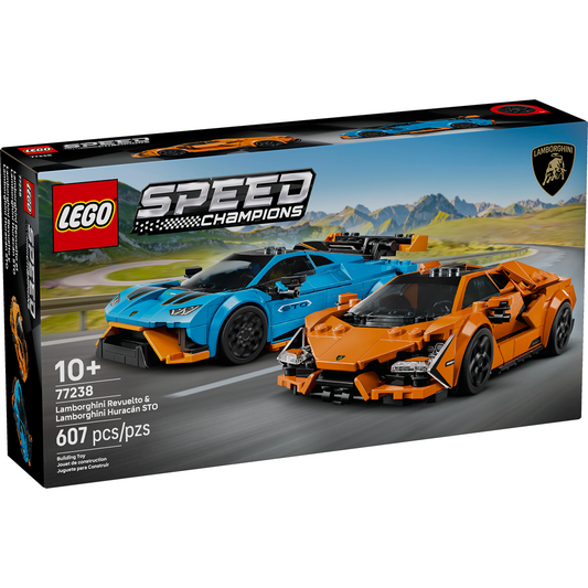 Lego Speed Champions Lamborghini Revuelto & Lamborghini Huracan STO