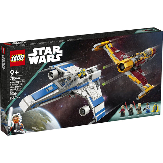 Lego Star War New Republic E-Wing vs. Shin Hati's Starfighter