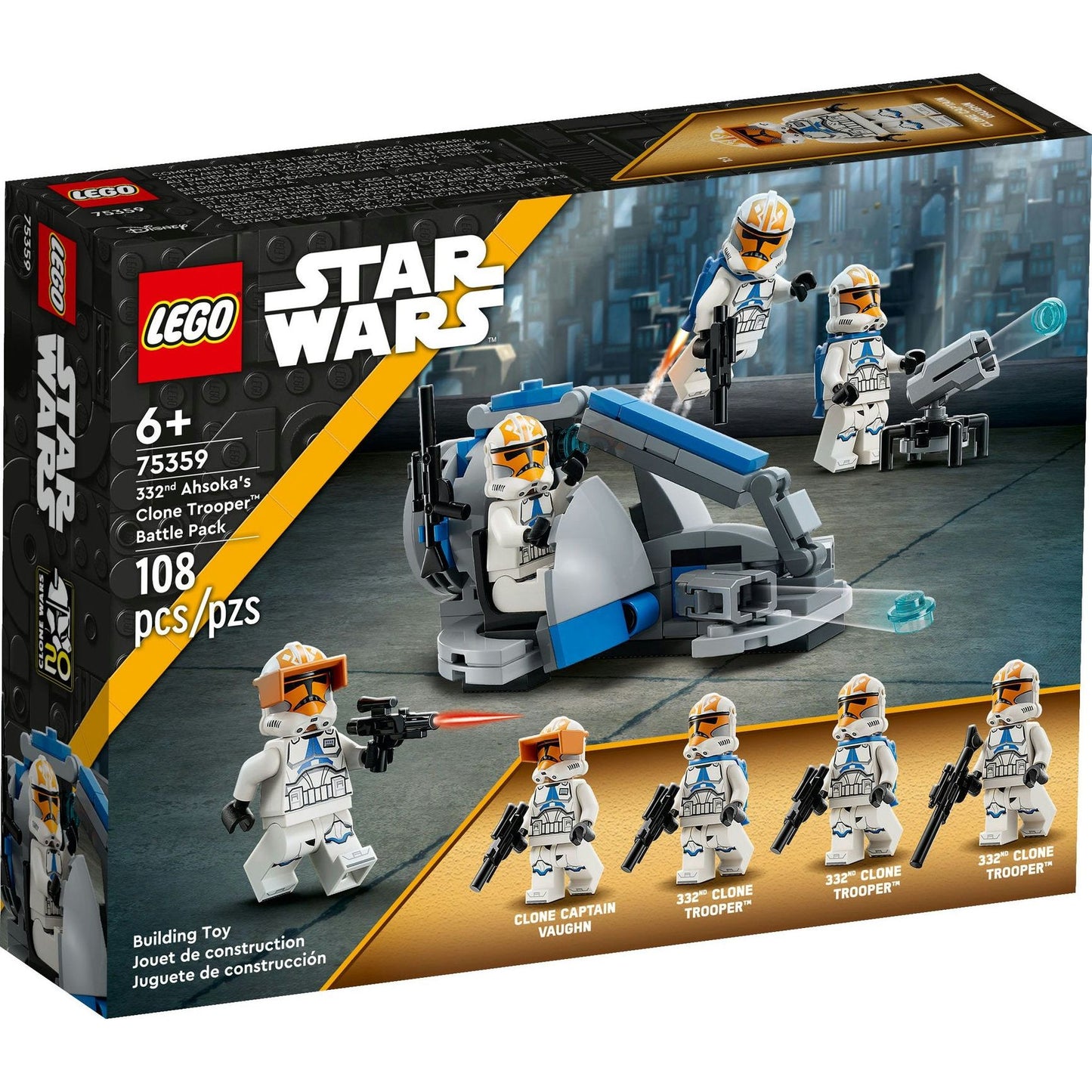 Lego Star Wars 332nd Ahsoka's Clone Troopers Battle Pack