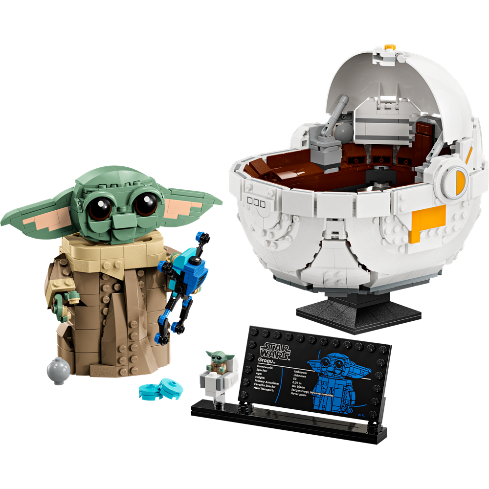 Lego Star Wars Grogu With Hover Pram