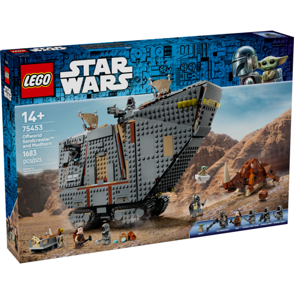 Lego Star Wars Offworld Sandcrawler and Mudhorn
