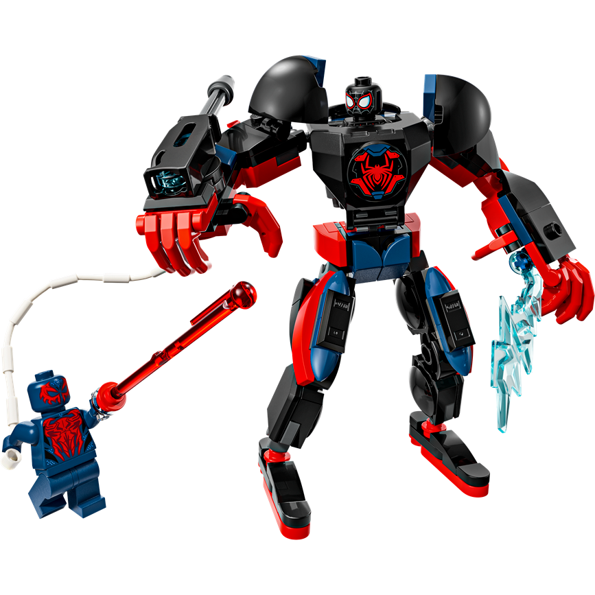 Lego Super Hero's Marvel Miles Morales Mech vs. Spider-Man 2099