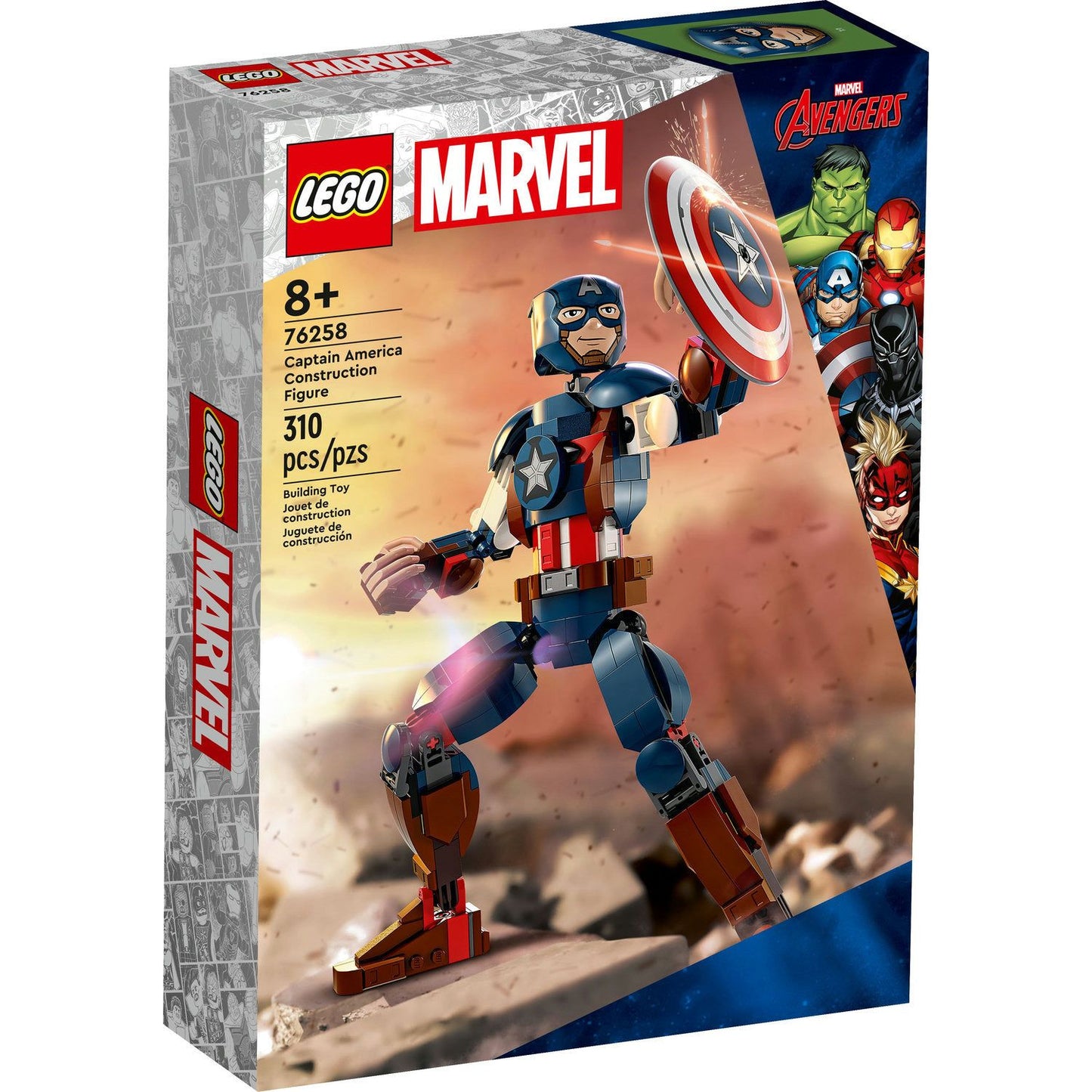 Lego Super Heroes Captain America Figure