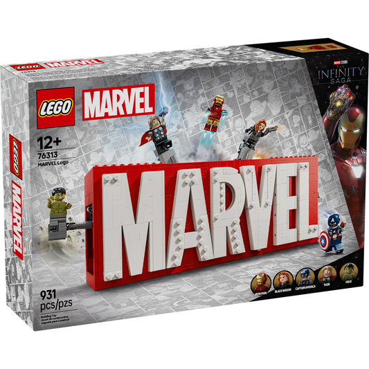 Lego Super Heroes Marvel: MAREL Logo & Minifigures