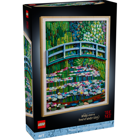 Lego Art Claude Monet - Bridge Over A Pond Of Water Lilies