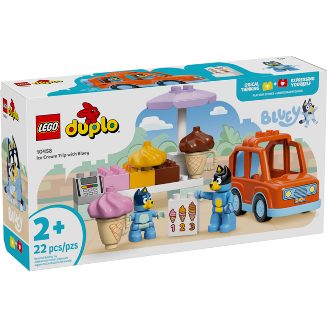 Lego Duplo Bluey Ice Cream Trip With Bluey