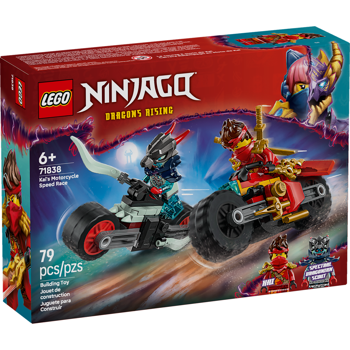 Lego Ninjago Kai's Motorcycle Speed Race