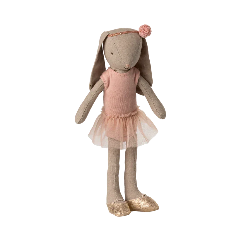 Maileg Bunny - Size 2 - Classic Ballet Suit And Skirt - Rose