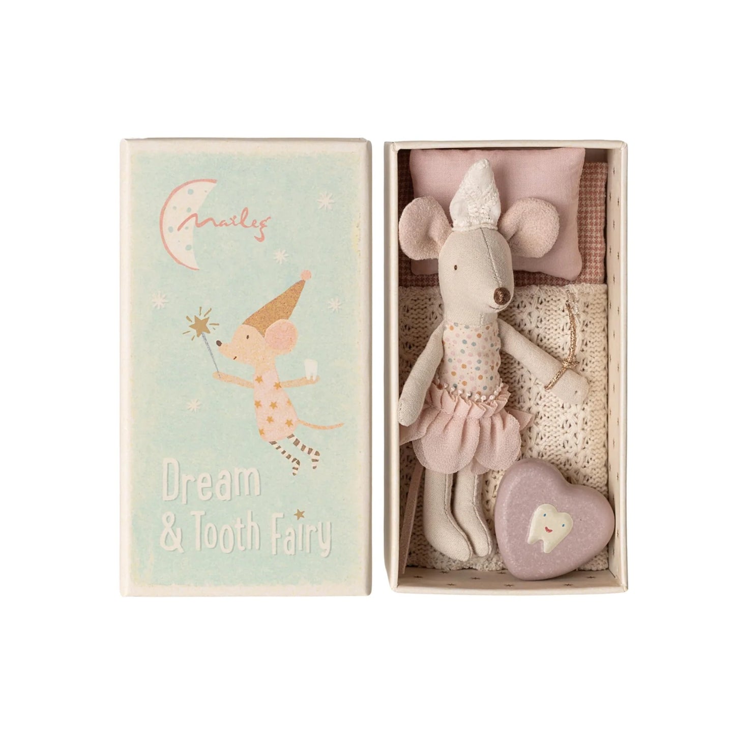 Maileg Tooth Fairy Mouse - Little Sister in Matchbox