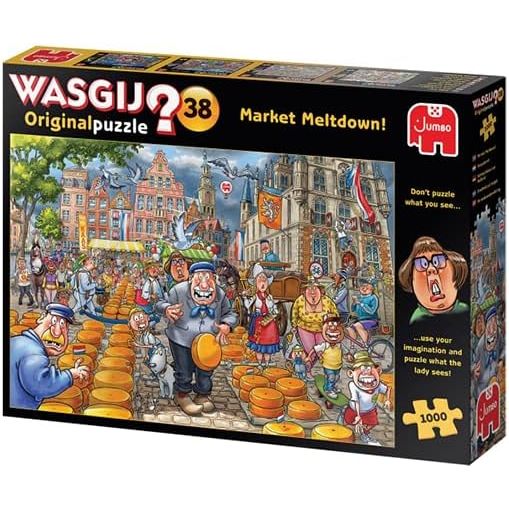 Wasgij Market Meltdown 1000 Piece Puzzle
