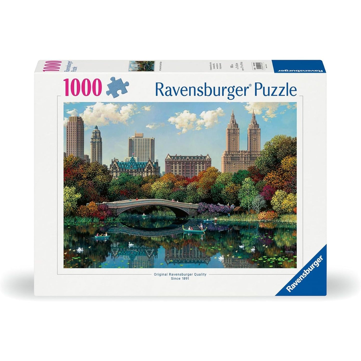 Ravensburger NY Central Park, Bow Bridge 1000 Piece Puzzle