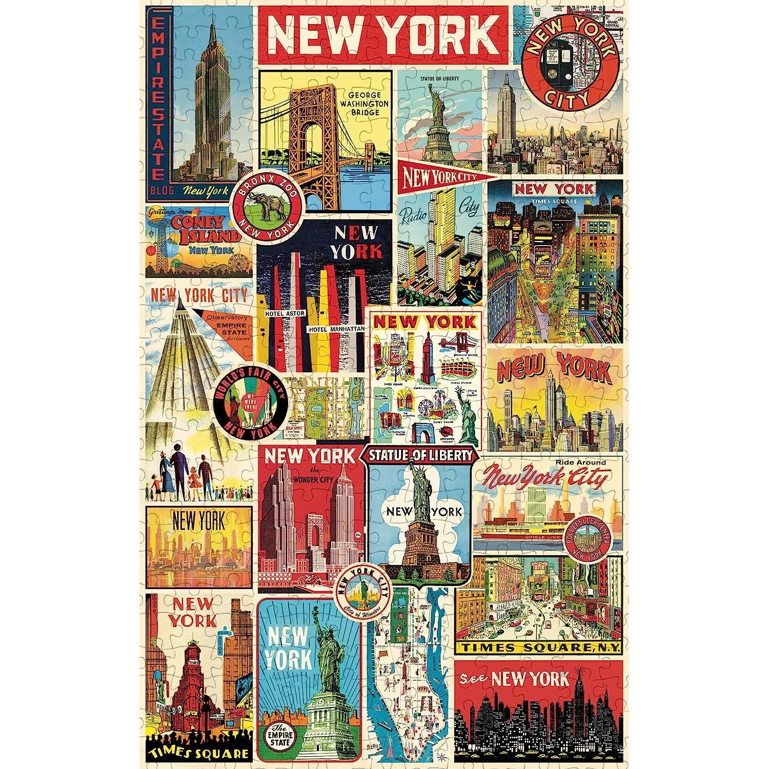 Cavallini & Co. - New York 500 Piece Puzzle