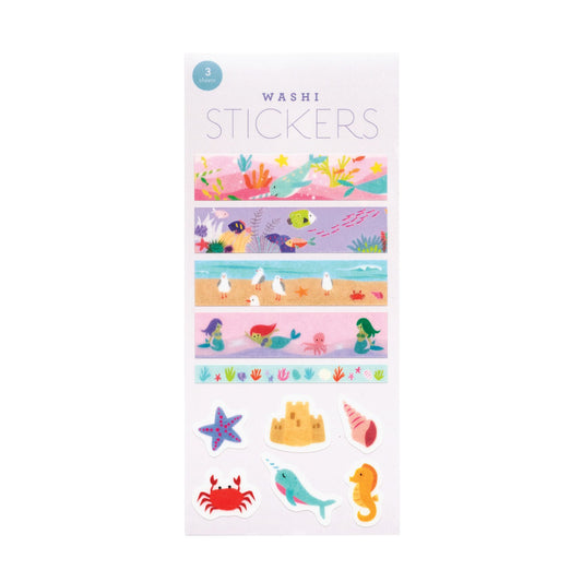 Girl of All Work Ocean Wonders Jumble Washi Stickers
